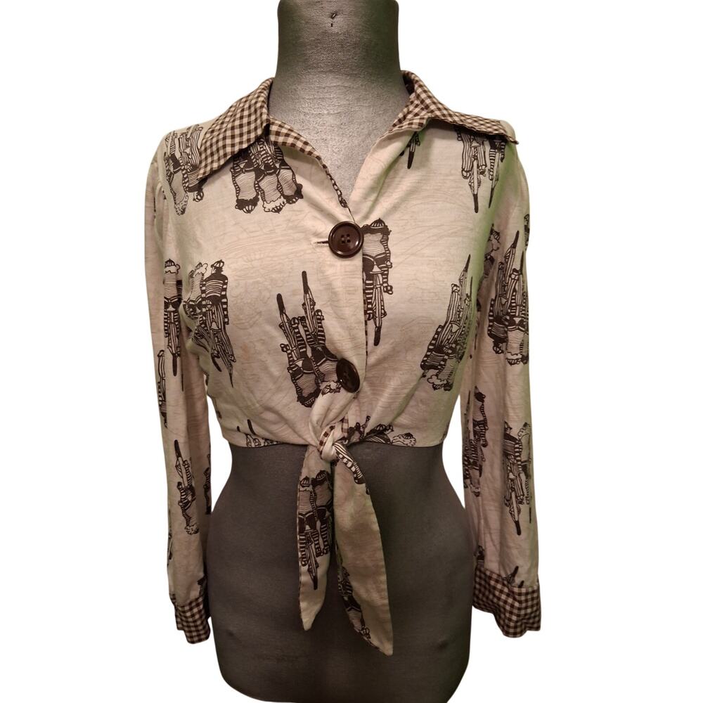 Vintage crop top